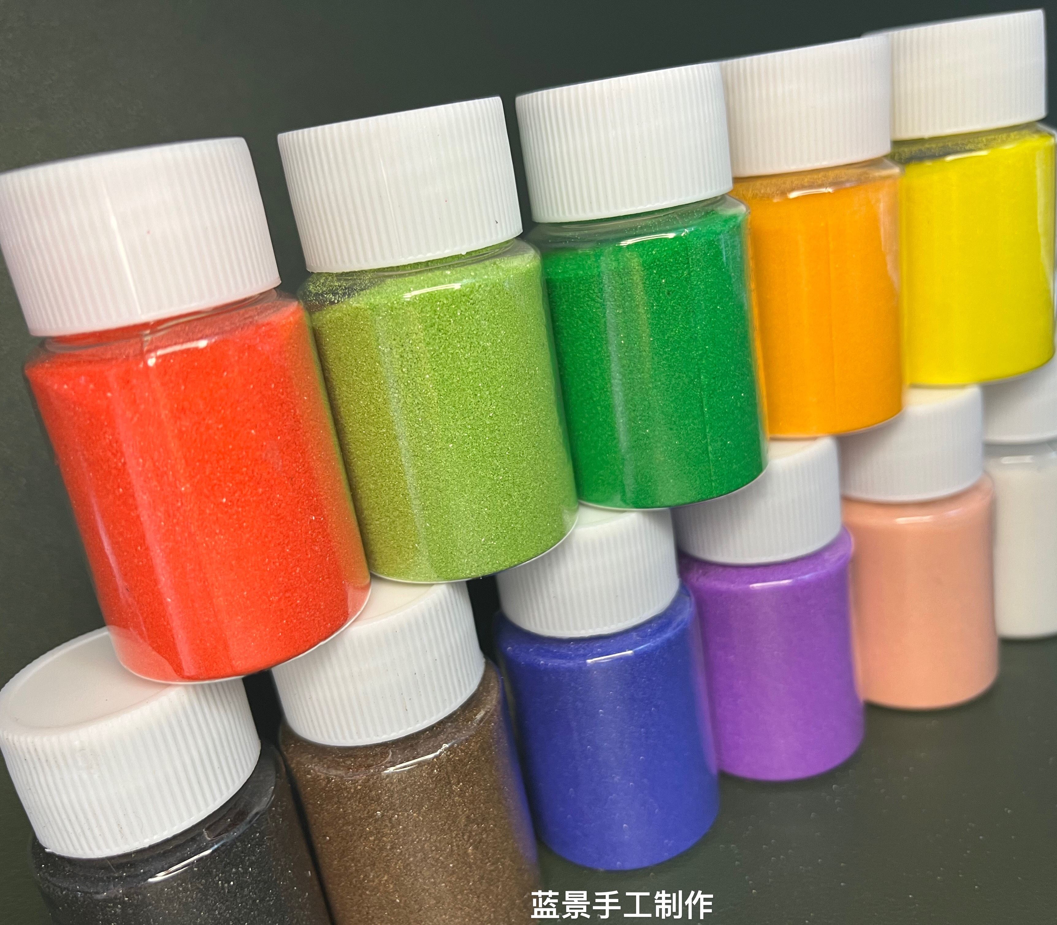 掐丝珐琅画DIY景泰蓝工艺画金丝彩沙画细沙工制作材料40克瓶装