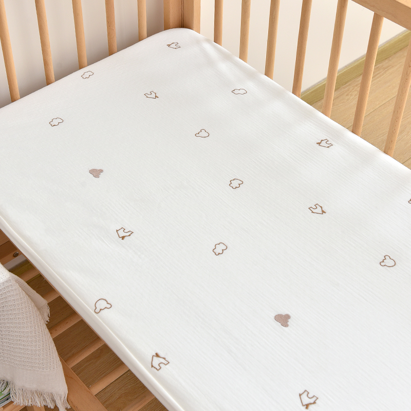 婴儿床防水隔尿床笠新生儿童拼接床棉床单幼儿园宝宝可定制床垫