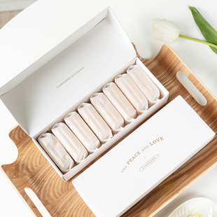 ins风达克瓦兹凤梨酥包装盒烘焙甜点牛轧饼雪花酥费南雪打包