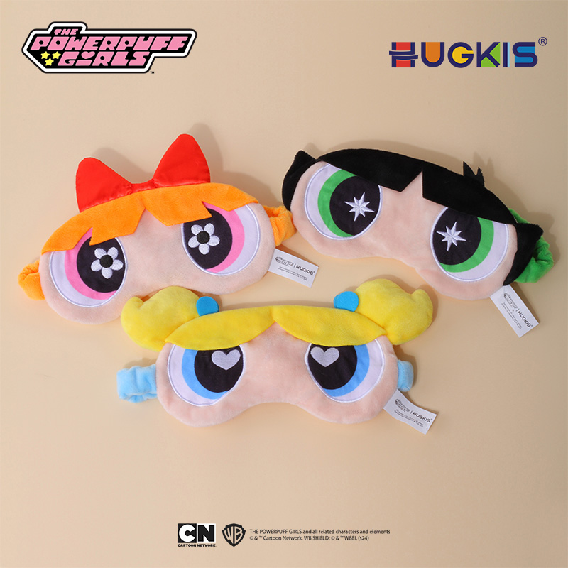 HUGKIS毛绒眼罩飞天小女警