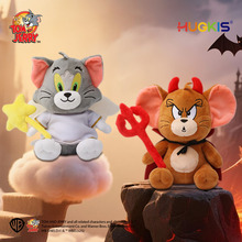HUGKIS猫和老鼠天使汤姆猫恶魔杰瑞毛绒玩具公仔猫咪玩偶生日礼物