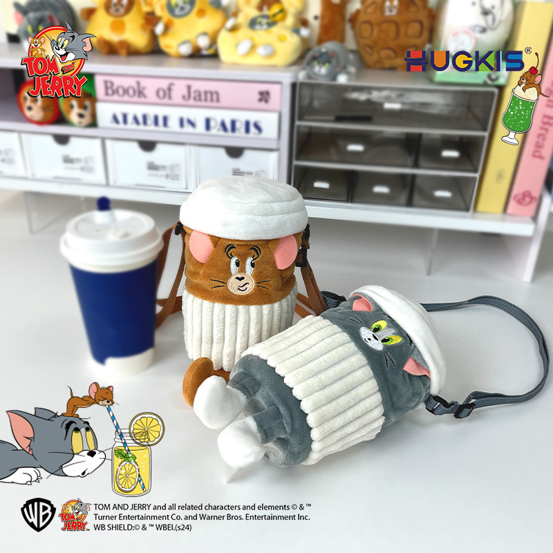 HUGKIS猫和老鼠咖啡杯套