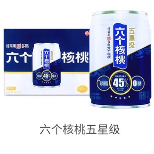 六个核桃五星级整箱装 20罐饮品核桃乳无糖高钙送老人礼品 240ml