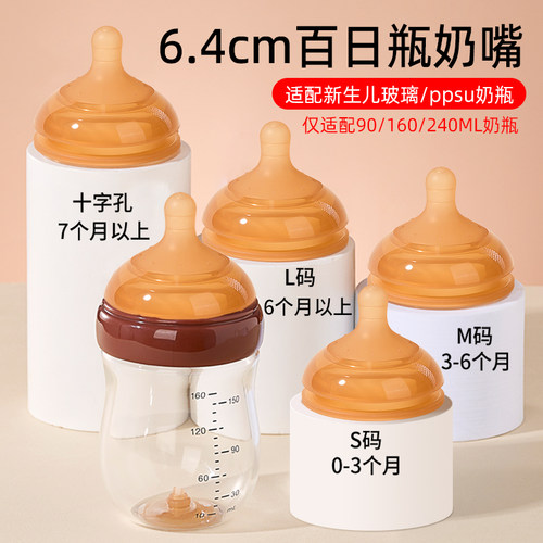适配于世喜新生儿奶瓶奶嘴