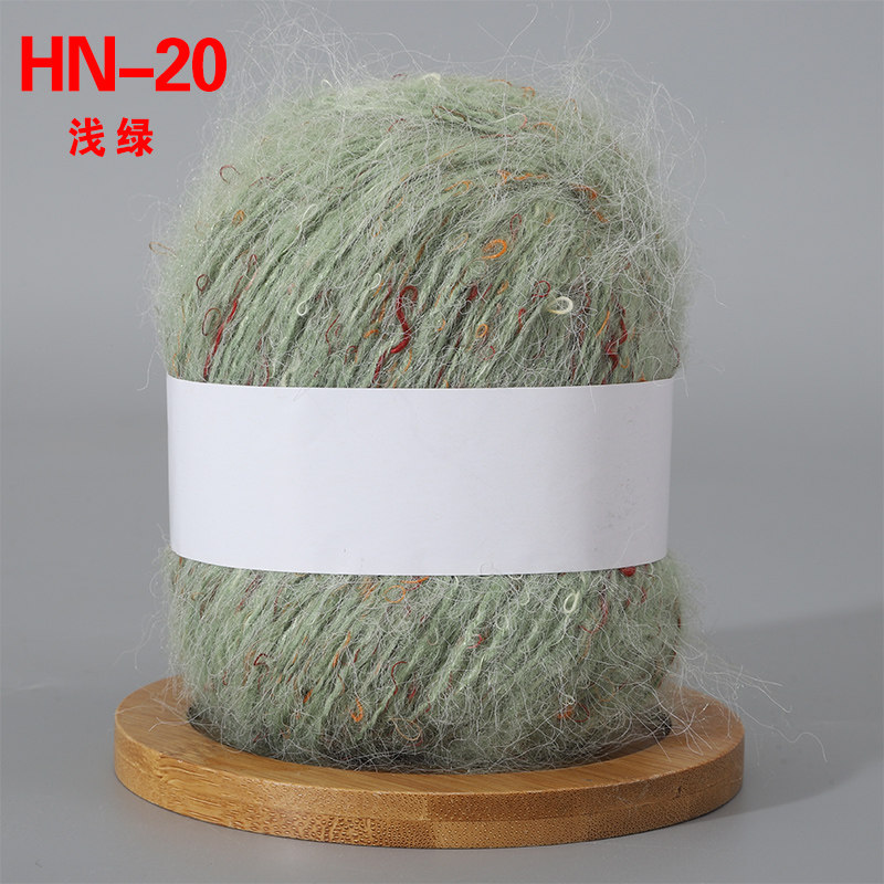 进口南非幼马海毛 diy手工编毛线