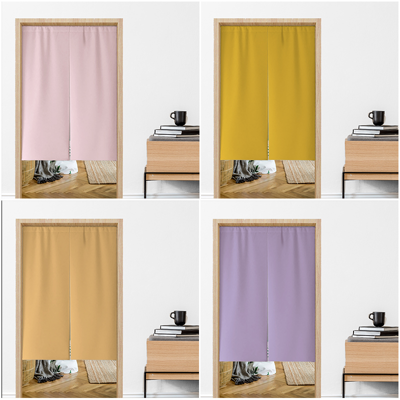 可定制纯色厕所网红ins风门帘