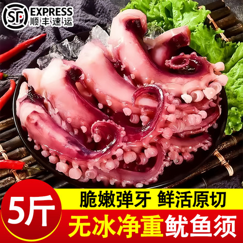 脆口鱿鱼须新鲜章鱼足八爪鱼海鲜超大章鱼须鲜活冷冻章鱼爆头腿脚