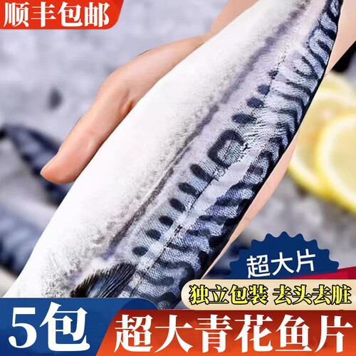 青花鱼鲭鱼青花鱼片半成品日式