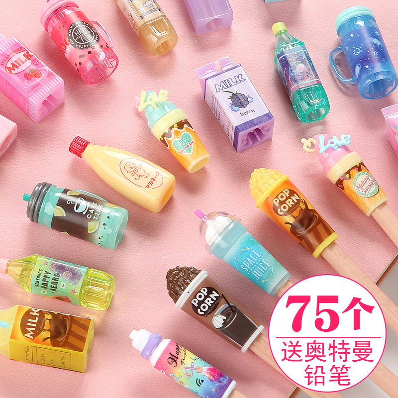 铅笔盖笔帽铅笔套小学生铅笔延长器女生男生三角铅笔笔帽幼儿园卡通