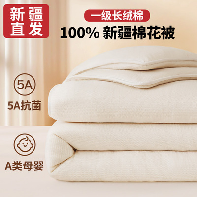 新疆棉被棉絮床垫铺床铺底褥子棉花被垫被被芯冬季学生宿舍专用