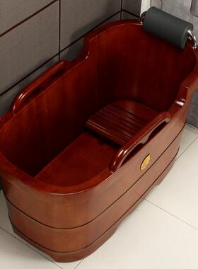 letaotao橡木浴桶木桶泡澡桶泡澡木桶大人全身恒温泡澡桶浴桶木桶