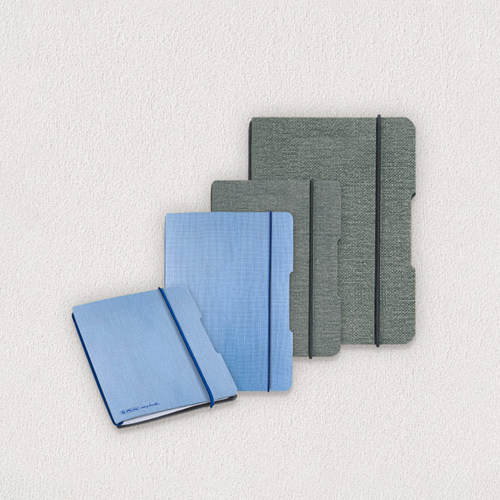 Pelikan百利金旗下Herlitz赫利兹笔记本手账a6a5a6简约绑带手账商务方格学习笔记本记事本Noteb.flex canvas