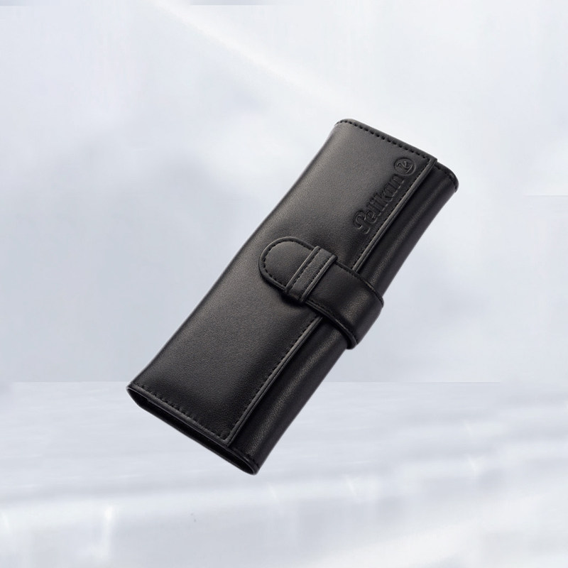 百利金牛皮钢笔黑色支装