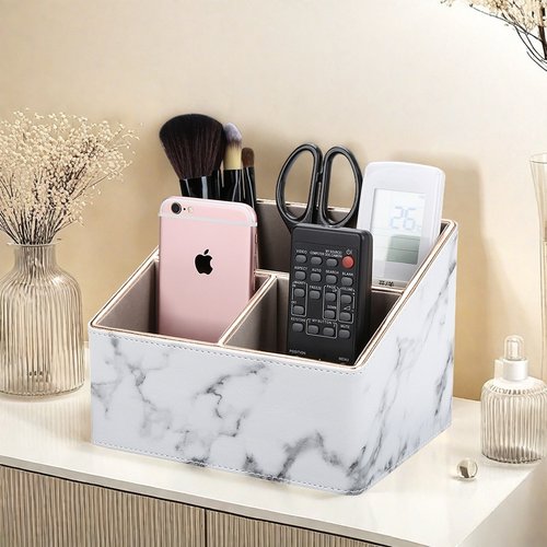 办公室桌面笔筒实用遥控器收纳盒