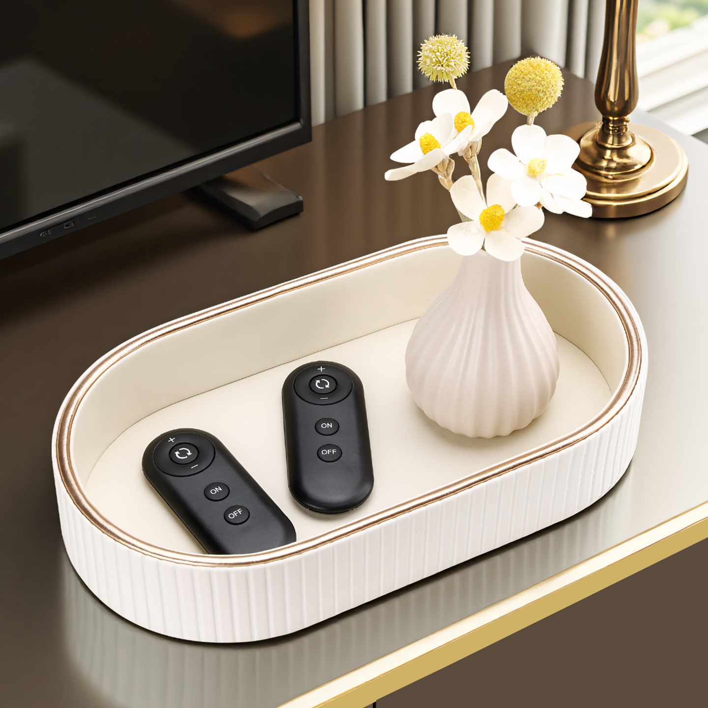 入户玄关钥匙收纳盒高级感轻奢