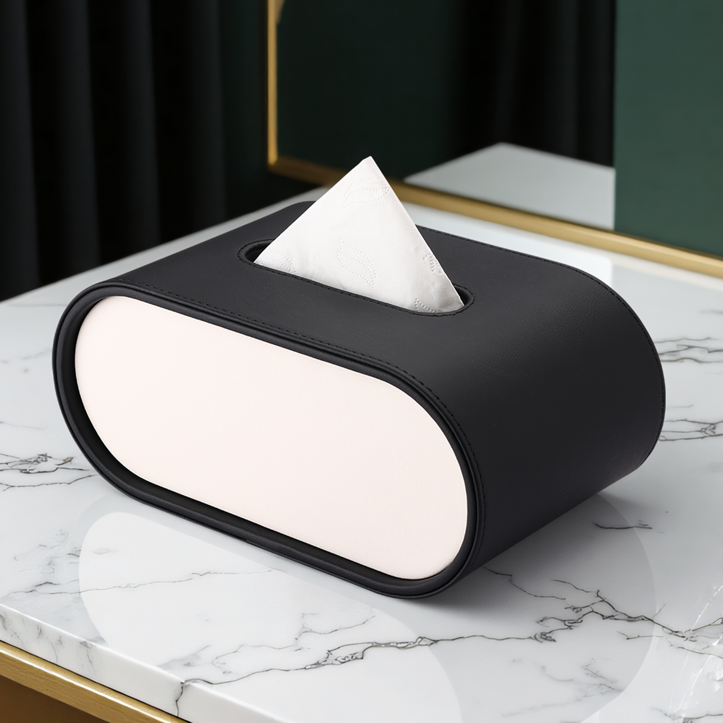 高级感纸巾盒客厅餐厅轻奢茶几