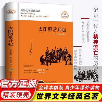 太阳照常升起正版美海明威著长篇小说原名祭典诺贝尔文学奖前卫心理逆反心理渴望独创艺术渴望更加开放的心灵空间的年轻读者书籍