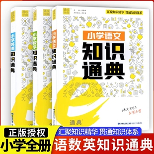 2022版通城学典小学知识通典语文数学英语通用版人教版小学生一二三四五六年级小升初资料包大集结基础知识大全语专项思维训练全套