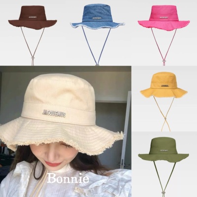 Jacquemus渔夫帽娜扎杨紫泫雅