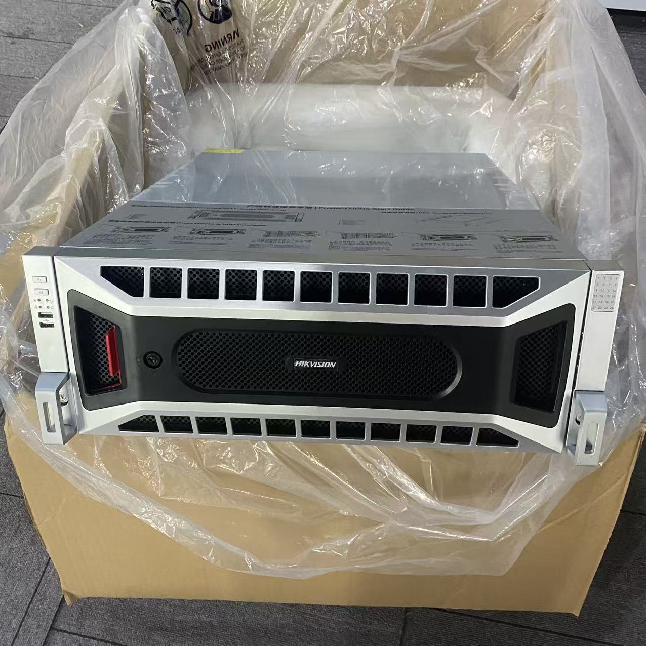 原装正品海康威视 DS-96256N-I24R-V4 256路24盘位网络硬盘录像机