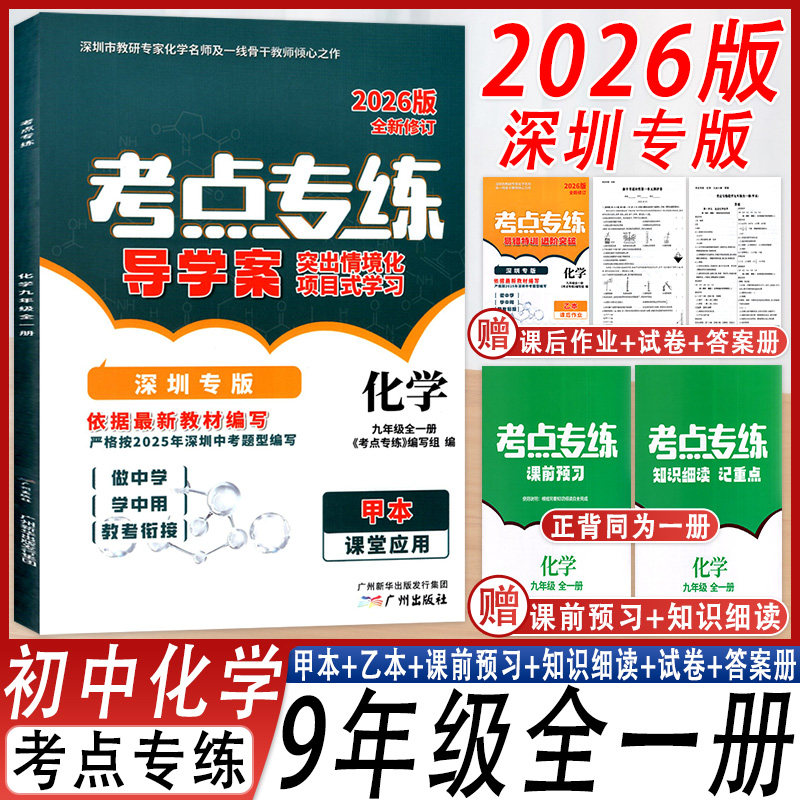 考点专练导学案化学九年级全一册