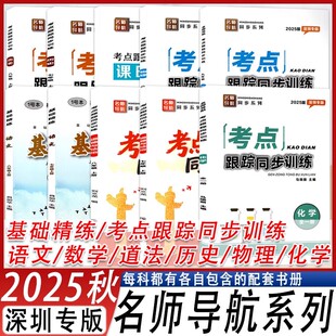 2024/2025版基础精练语文9九年级全册深圳专版考点跟踪同步训练化学九9年级全一册人教版  名师导航系列 含参考答案
