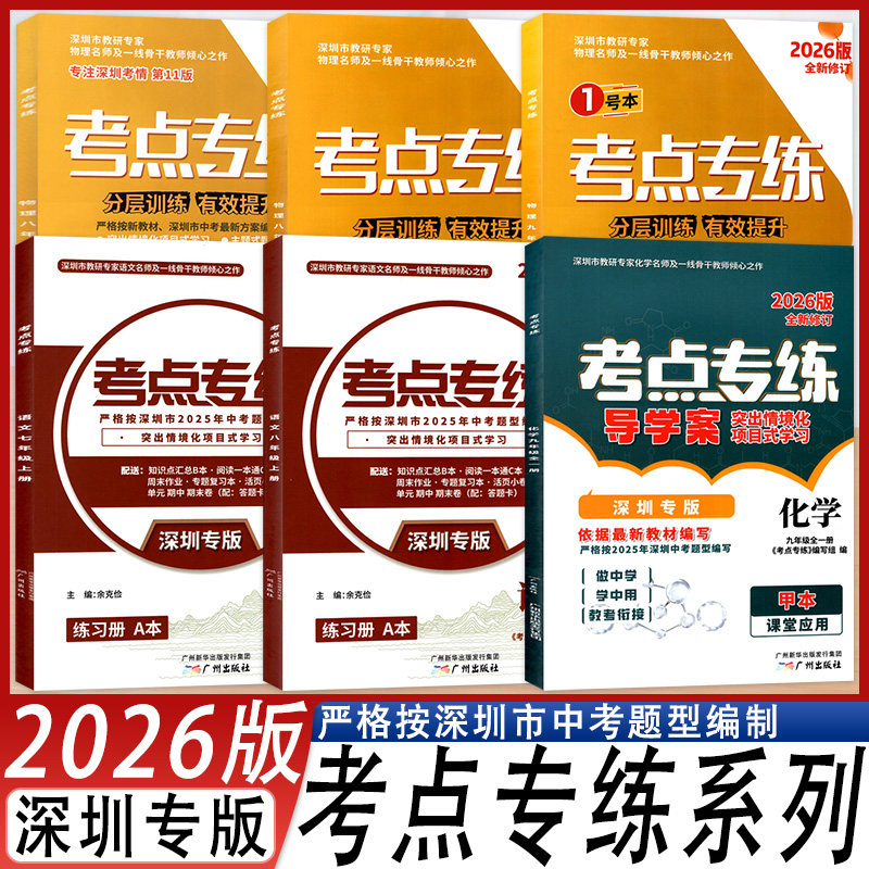 2025秋新版考点专练语文物理化学