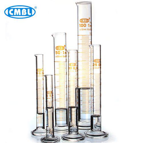 玻璃量筒带刻度25ml 50ml 100ml 250ml 500ml 1000ml具塞量筒量杯