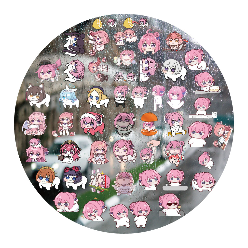 桃乐丝胜利女神UV转印贴动漫电动牙刷防水晶标签手机壳头装饰贴纸