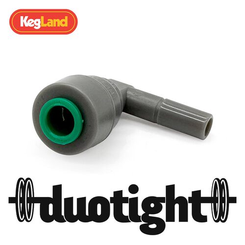 精酿啤酒L型插拴接头8mm/9.5mm弯头插栓管路气液快速接头KegLand