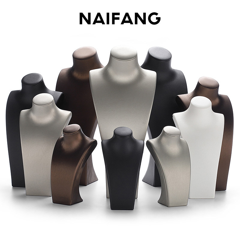 乃芳项链展示架脖子模特颈模饰品展示架橱窗首饰陈列珠宝展示道具