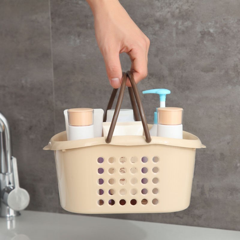 新品Portable bath basket storage basket plastic baEth basket