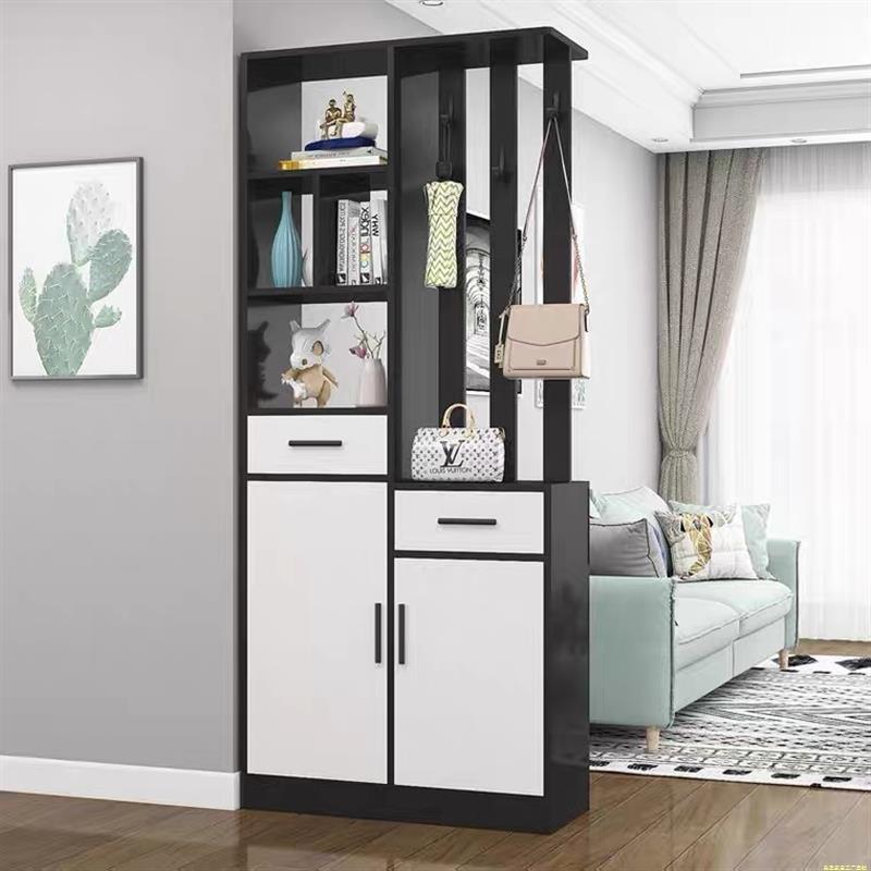 玄关柜鞋柜门厅柜隔断柜酒柜屏风一体靠墙装饰简约