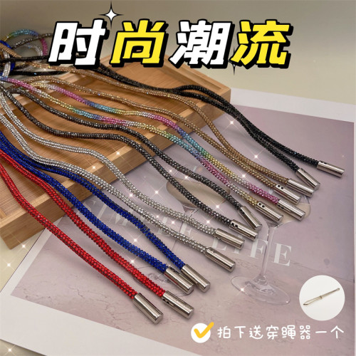 彩色银色钻运动卫衣卫裤抽带绳子