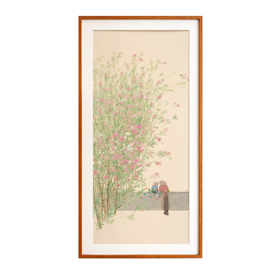 艺术家崔彤作品玄关挂画