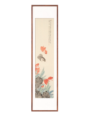 新中式玄关画条屏装饰画