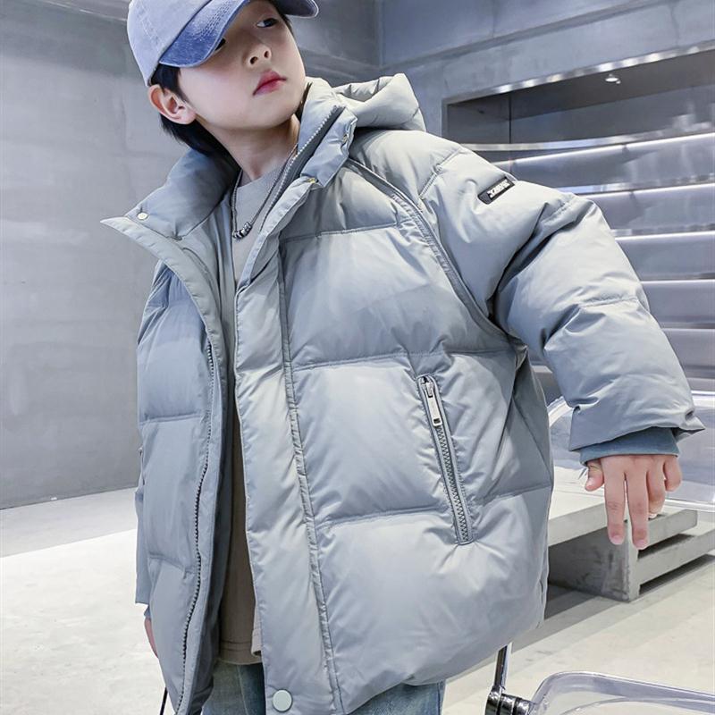 男童冬季羽绒服新款儿童中长款冬装大童秋冬款男孩加厚外套潮
