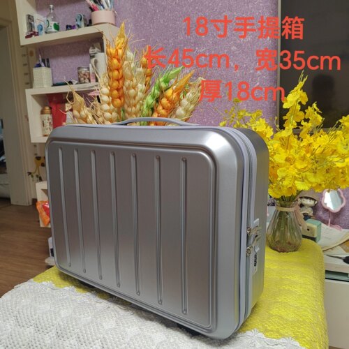 18寸手提箱男结实耐用登机箱出差收纳防水女化妆箱小型轻便手提箱