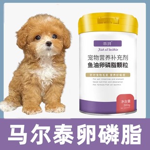马尔泰专用卵磷脂狗狗毛发鱼油补充剂维生素宠物营养幼犬软磷脂