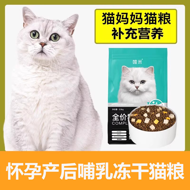 哺乳期猫粮布偶猫蓝猫母猫怀孕孕猫产后猫妈妈猫咪营养品食物吃的