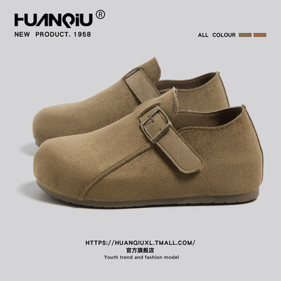 环球官方旗舰店复古全包勃肯鞋女