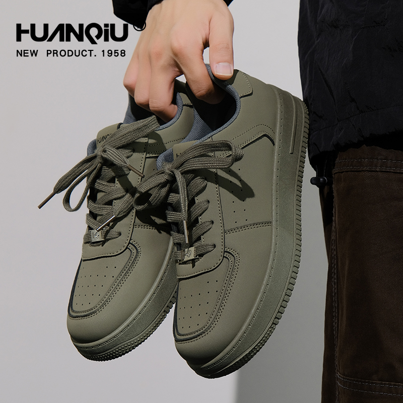 环球潮牌板鞋男复古休闲百搭厚底