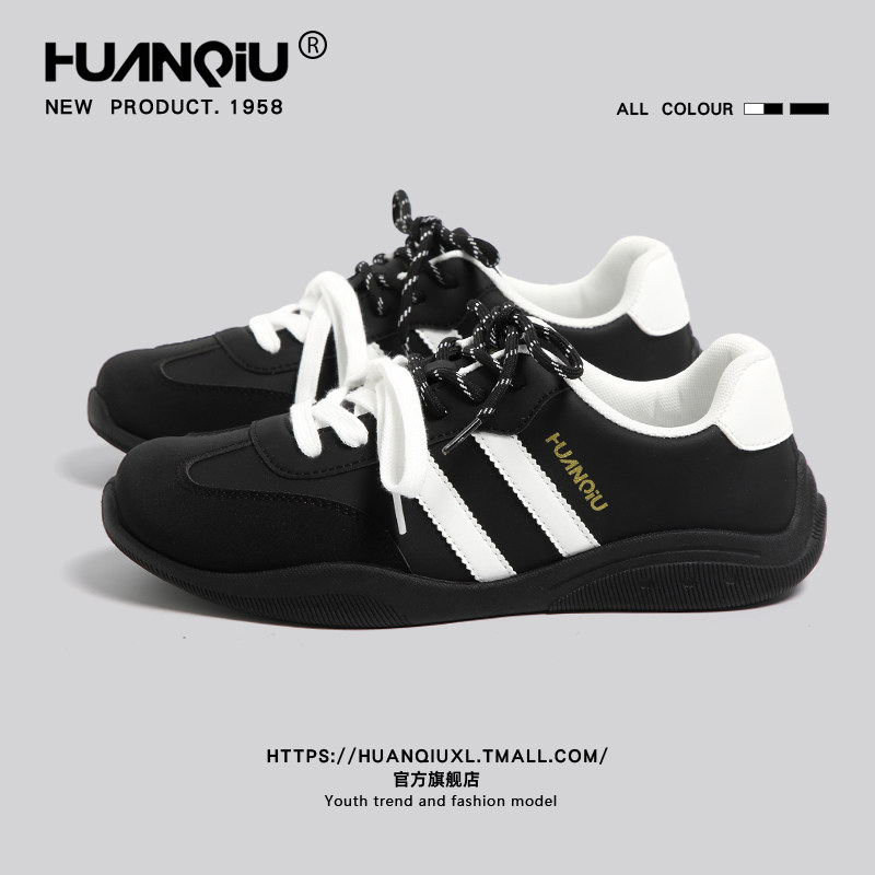 环球德训鞋男款2026春季新款爆款百搭休闲通勤板鞋复古运动赛车鞋,流行男鞋,休闲板鞋,淘宝优惠券,粉丝福利购,淘宝优惠卷