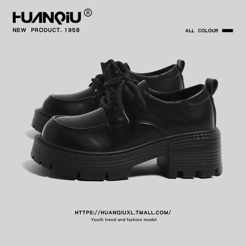 环球英伦风厚底百搭乐福鞋女