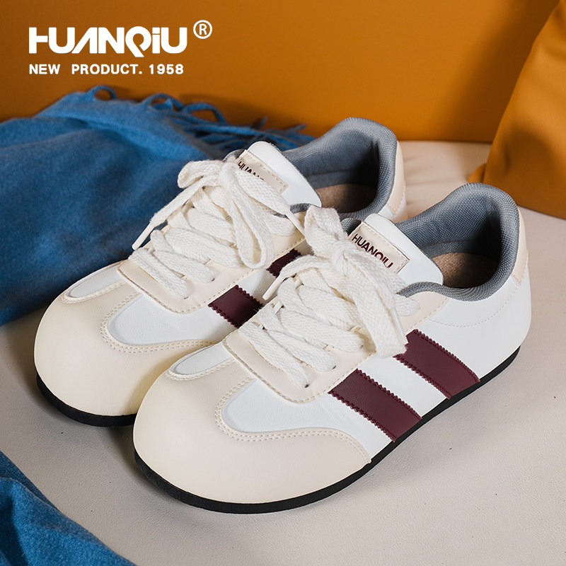 环球经典德训鞋女2026新款春季内增高厚底休闲运动板鞋大头泡芙鞋,女鞋,德训鞋,淘宝优惠券,粉丝福利购,淘宝优惠卷