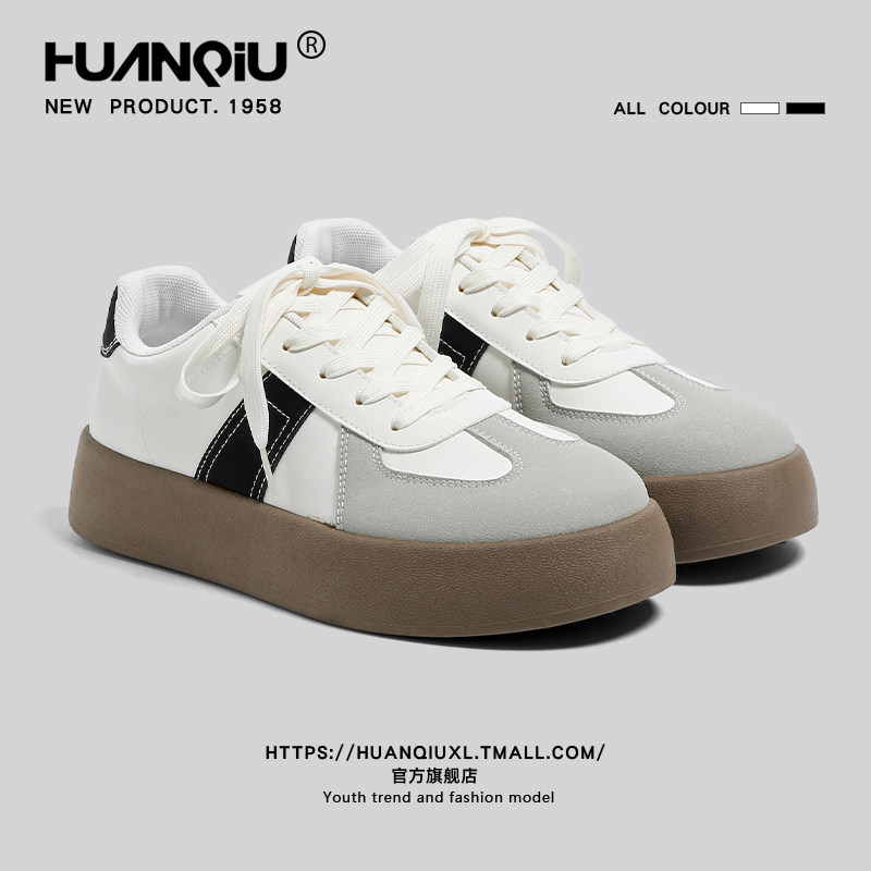 环球官方旗舰店厚底德训鞋男