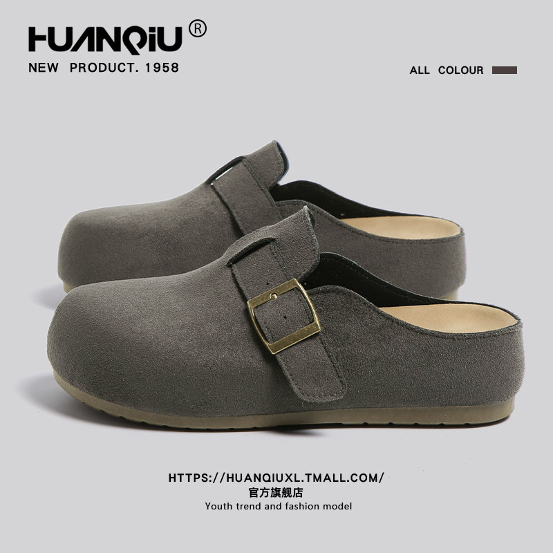 环球勃肯鞋女款2025秋冬季新款爆款厚底复古单鞋小众一脚蹬懒人鞋,女鞋,勃肯鞋/软木鞋,淘宝优惠券,粉丝福利购,淘宝优惠卷