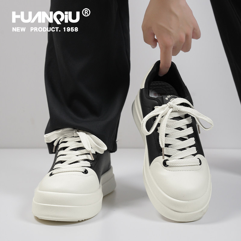 环球厚底德比鞋男款2025新款秋季时尚大头鞋复古休闲板鞋运动潮鞋,流行男鞋,休闲板鞋,淘宝优惠券,粉丝福利购,淘宝优惠卷