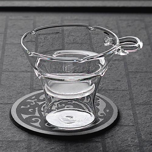 玻璃茶漏茶滤创意茶叶过滤网泡茶器茶隔漏斗茶具配件不锈钢滤茶器