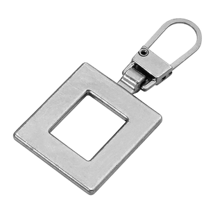 高档拉链扣拉片吊坠替换羽绒服外套背包拉锁头可拆卸方形拉坠配件